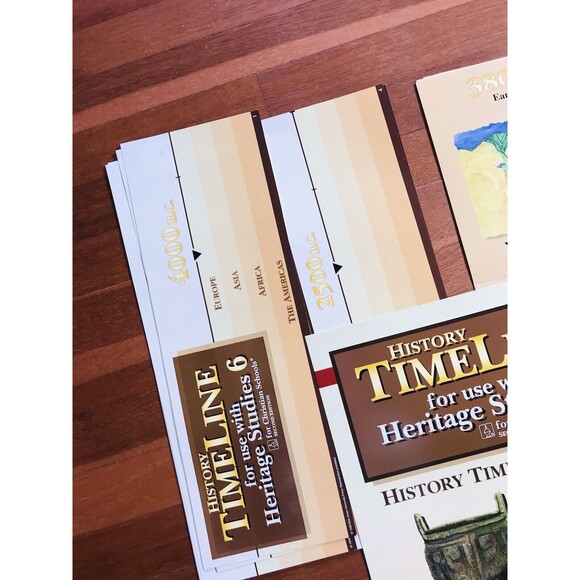 1998 2nd Edition HERITAGE STUDIES 6 Bob Jones University Maps & Timeline Visuals - Picture 5 of 10